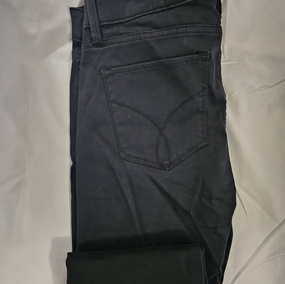 Nwt Calvin Klein mid rise skinny pants black Size 2 - Picture 5 of 6